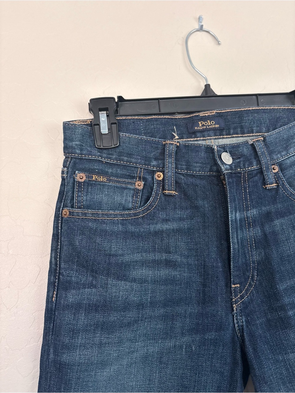 Polo Ralph Lauren Waverly High Rise Straight Crop Jeans Dark Wash Size 26 - Picture 3 of 7